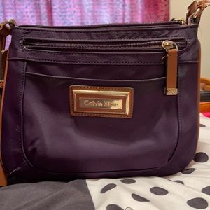 Purple Calvin Klein crossbody!